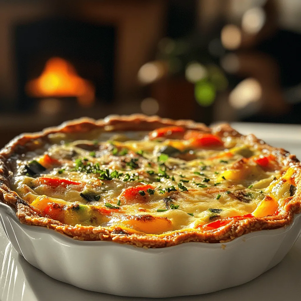 To make a great quiche sans pâte, you need simple, fresh ingredients. The base starts with eggs. Six large eggs provide protein and hold everything together. Next, you add one cup of heavy cream. This makes the quiche smooth and rich.
