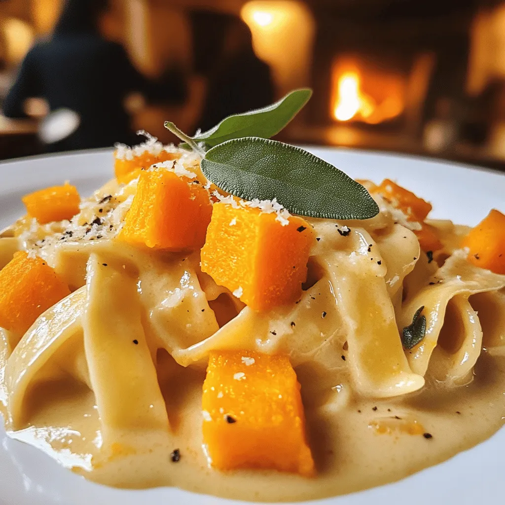 For making Pâtes Crémeuses à la Courge Butternut, you need a few key ingredients. The main star is, of course, butternut squash. It gives the dish its rich and creamy flavor.