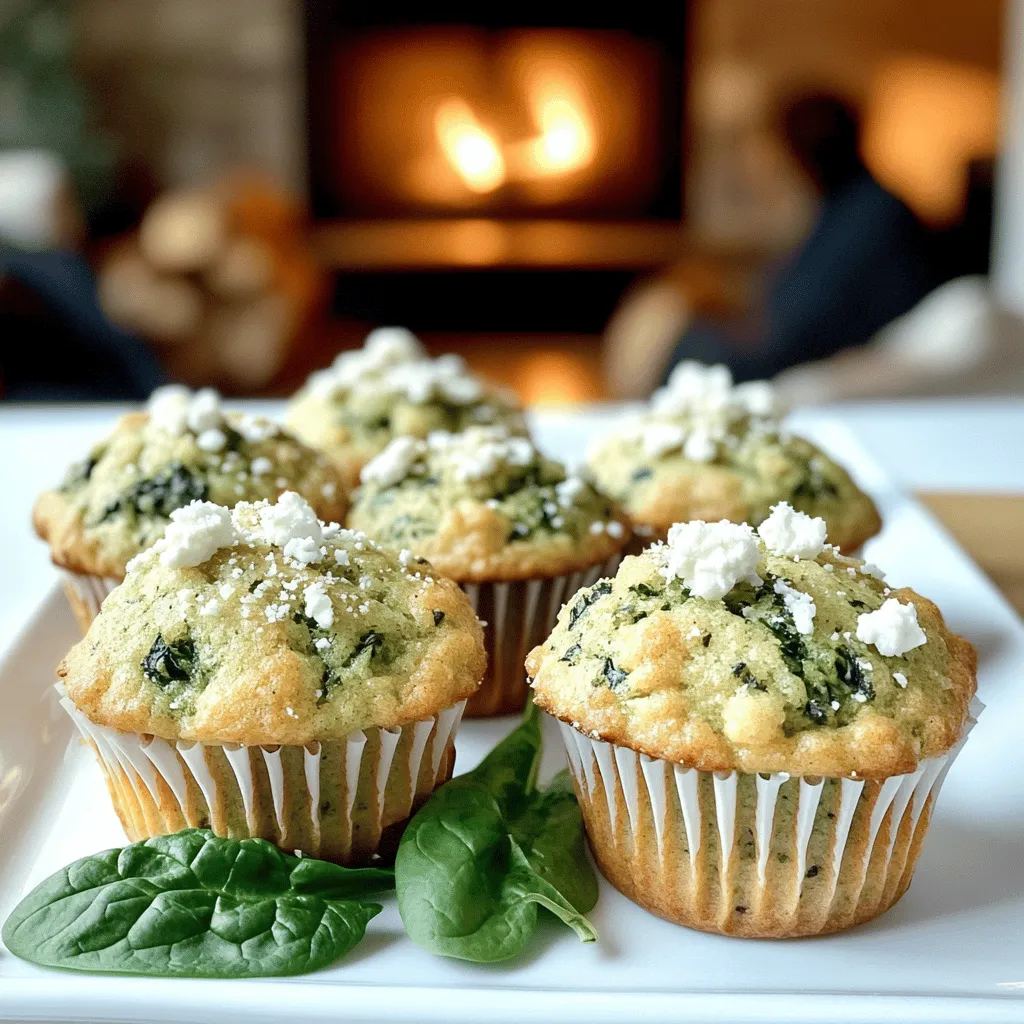 When making muffins with spinach and goat cheese, you need key ingredients. The main ones are fresh spinach and goat cheese. These two ingredients bring great flavor and nutrition. Fresh spinach adds color and vitamins. Goat cheese offers creaminess and a tangy taste.