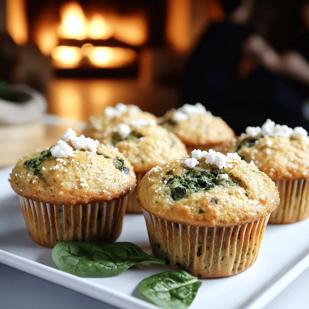 When making muffins with spinach and goat cheese, you need key ingredients. The main ones are fresh spinach and goat cheese. These two ingredients bring great flavor and nutrition. Fresh spinach adds color and vitamins. Goat cheese offers creaminess and a tangy taste.