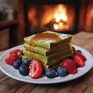 To make crêpes au thé matcha, you need a few key ingredients. The main items are all-purpose flour, matcha green tea powder, eggs, milk, sugar, salt, and melted butter. Each ingredient plays a role in the flavor and texture of the crêpes.