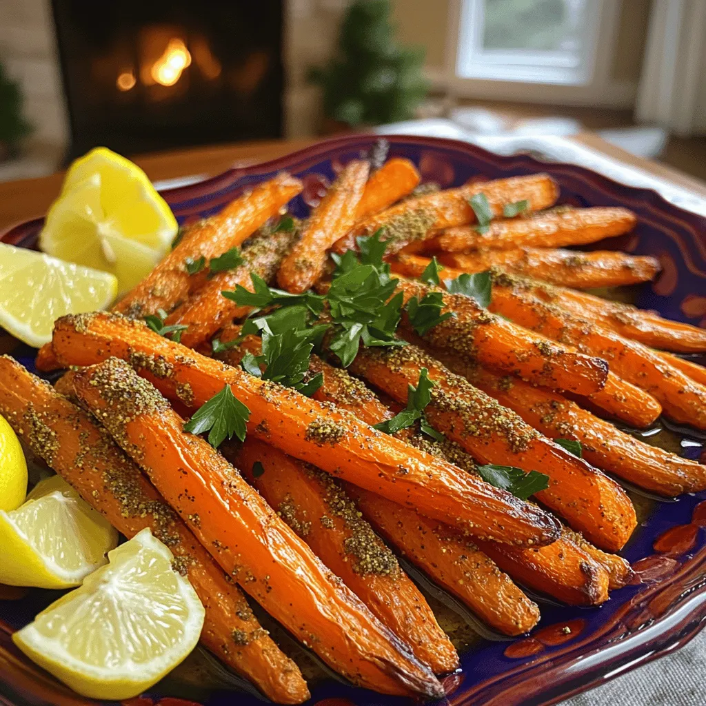 Za'atar roasted carrots are simple yet full of flavor. The main ingredient is fresh carrots. I prefer using vibrant, organic carrots for the best taste. Look for carrots that are firm and smooth. They should not have any soft spots or blemishes.