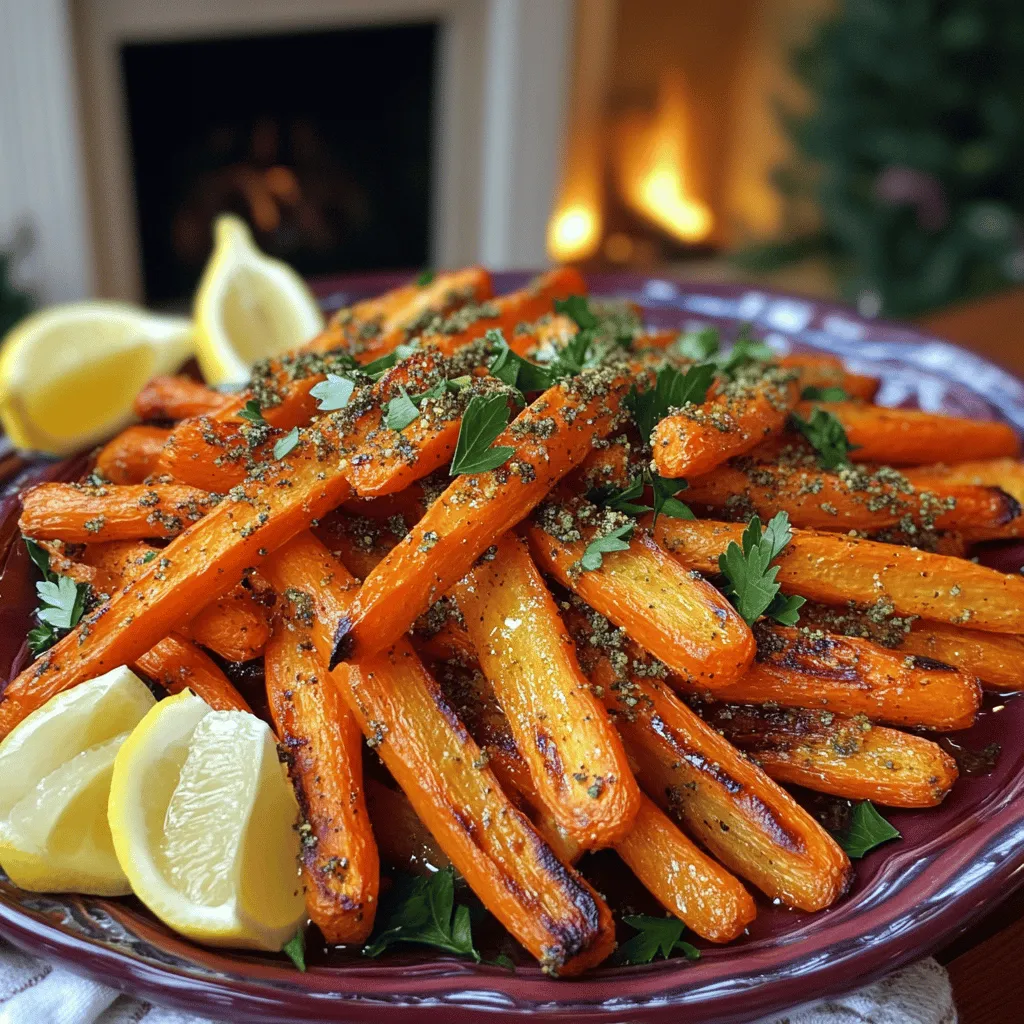 Za'atar roasted carrots are simple yet full of flavor. The main ingredient is fresh carrots. I prefer using vibrant, organic carrots for the best taste. Look for carrots that are firm and smooth. They should not have any soft spots or blemishes.