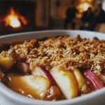 To create a tasty crumble, gather simple ingredients. You will need three large apples. I recommend Granny Smith or Honeycrisp for their balance of sweet and tart. Next, use two stalks of fresh rhubarb. The rhubarb adds a beautiful tang to the dish.
