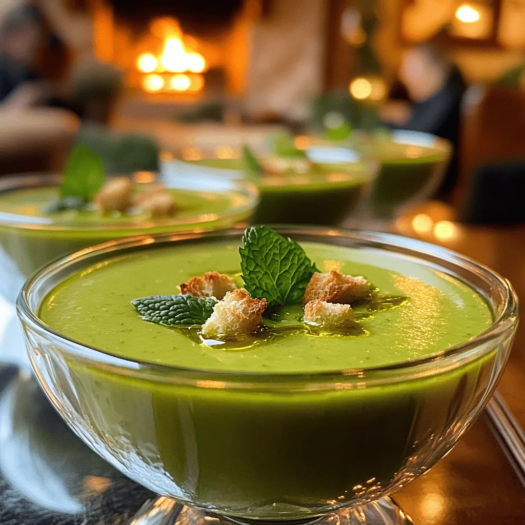 To make soupe froide de concombre et menthe, you need simple, fresh ingredients. The main star is the cucumber. I use four medium cucumbers. Peel and chop them to bring out their light flavor. Fresh cucumbers add a crisp bite that cools you down.