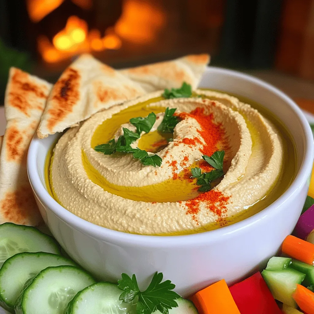 Classic hummus requires simple, fresh ingredients. Each one plays a key role in flavor and texture. Here’s what you need: