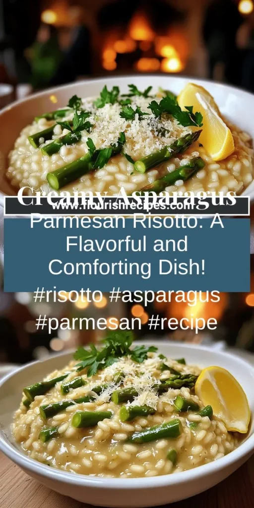 Indulge in the creamy goodness of Risotto Asperges Parmesan, a flavorful dish that's perfect for any occasion. This delectable recipe features tender asparagus, rich Parmesan, and simple cooking tips that make it easy to impress your guests. Discover how to achieve that luxurious texture and vibrant taste that makes risotto a favorite. Click through to explore the full recipe and elevate your cooking game today!