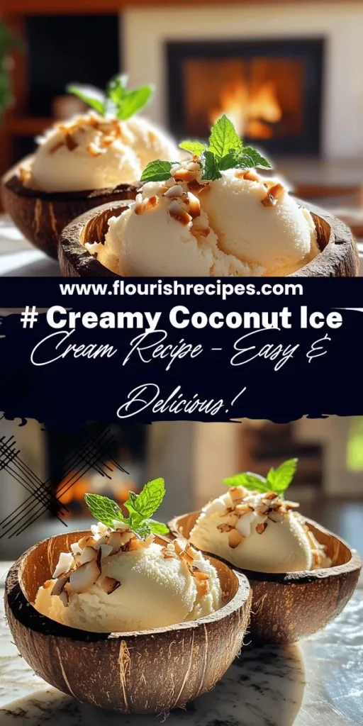 Satisfy your sweet cravings with Glace Maison à la Noix de Coco, a creamy coconut ice cream that’s a breeze to make! Discover the essential ingredients, simple steps, and delightful variations to elevate your dessert game. Plus, learn about the surprising health benefits of coconut. Click through to explore the full recipe and create this delicious treat that will transport you to a tropical paradise. Your taste buds will thank you!