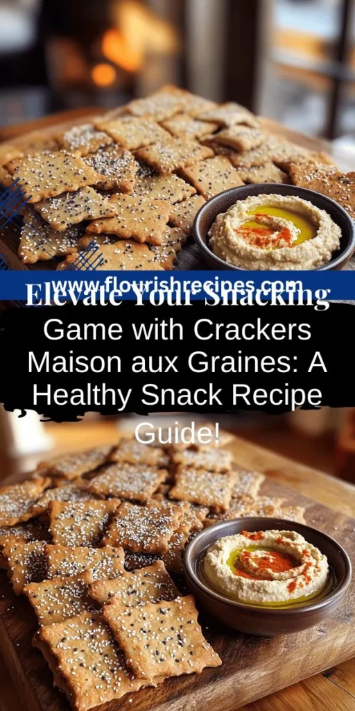 Elevate your snacking with our guide to Crackers Maison aux Graines! Discover how to make delicious, healthy seed crackers right at home with simple ingredients and easy steps. Packed with nutritious seeds, these flavorful treats are perfect for any diet. Get creative with herbs and spices or try sweet variations for a fun twist. Click through to explore the full recipe and enjoy a crunchy, guilt-free snack that everyone will love!