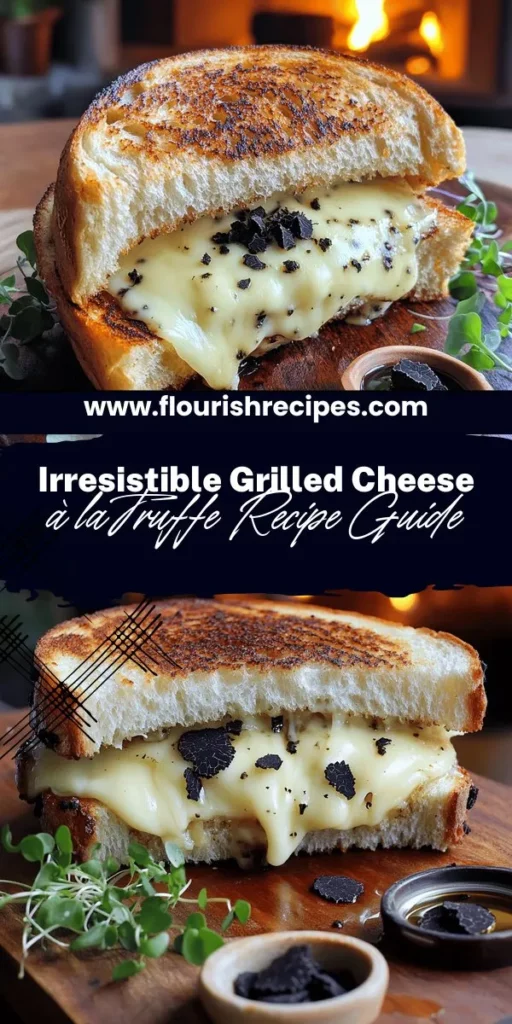 Elevate your lunch with the irresistible Grilled Cheese à la Truffe! This gourmet recipe features creamy Gruyère and a hint of luxurious truffle oil, creating a delicious twist on the classic grilled cheese. Discover the best breads, cheese combinations, and cooking techniques to achieve the perfect gooey texture. Ready to impress your taste buds? Click through for the full recipe and bring this delightful dish to life in your kitchen!