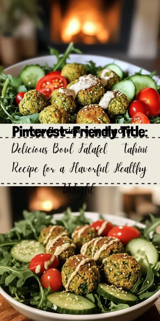 Discover the ultimate healthy delight with Bowl Falafel et Sauce Tahini! This vibrant dish not only bursts with flavor but is easy to whip up at home. Learn how to craft the perfect falafel bowl using fresh ingredients like chickpeas, herbs, and satisfying toppings. You'll love the variations and the creamy tahini sauce that ties everything together. Ready to dive into a nourishing meal? Click through for the full recipe and start your culinary adventure today!