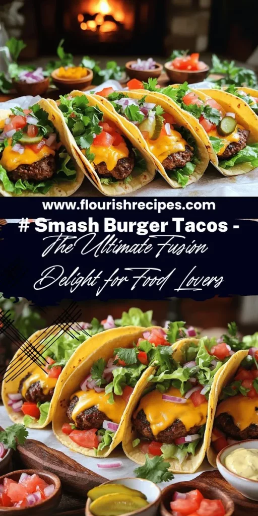 Get ready to indulge in the delicious trend of smash burger tacos! This tasty fusion brings together the best of burgers and tacos for a unique dining experience that food lovers can't resist. Discover easy recipes, cooking tips, and creative topping ideas to elevate your taco night. Whether you're hosting a party or prepping meals for the week, smash burger tacos are sure to impress. Click through to explore amazing recipes and make your own!