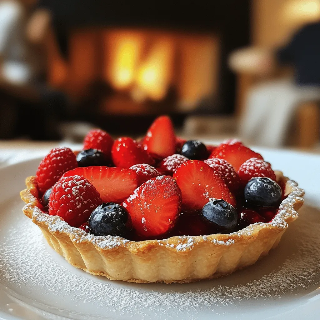 To make Tarte Rustique aux Fruits Rouges, you need simple, fresh ingredients. The main star is the red fruit filling. I love using a mix of strawberries, raspberries, and blueberries. These fruits add color and taste. You will need two cups of mixed red berries for this tart.