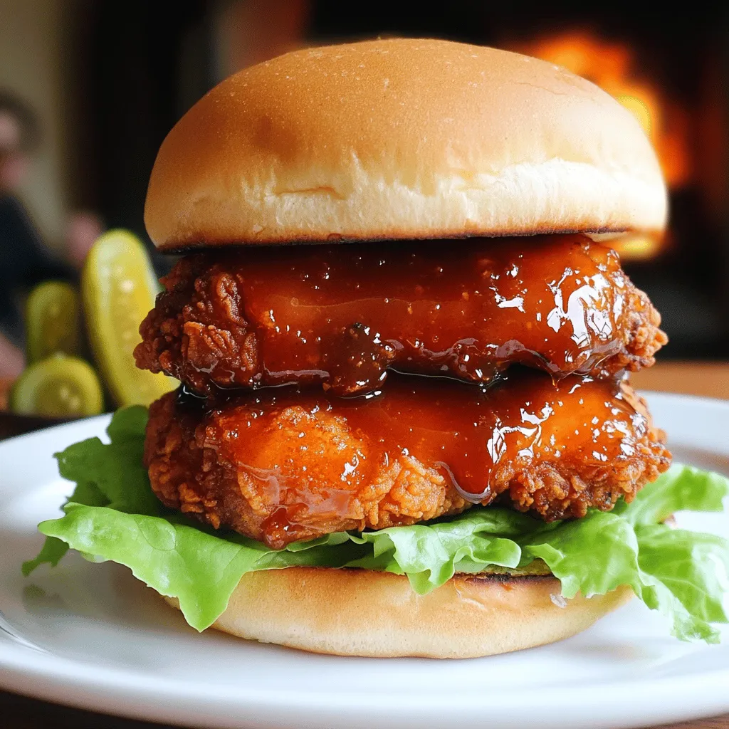 To make a great honey hot chicken sandwich, you need key ingredients that boost flavor and texture.