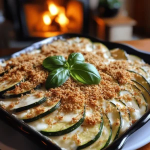For a tasty gratin de courgettes légers, you need just a few key ingredients. The star of this dish is the zucchini. I recommend using medium-sized zucchini for the best flavor and texture. Thinly slice them for even cooking.
