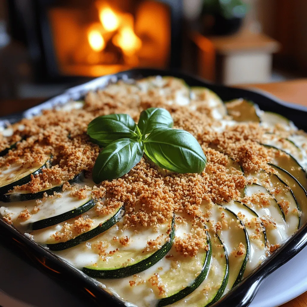 For a tasty gratin de courgettes légers, you need just a few key ingredients. The star of this dish is the zucchini. I recommend using medium-sized zucchini for the best flavor and texture. Thinly slice them for even cooking.
