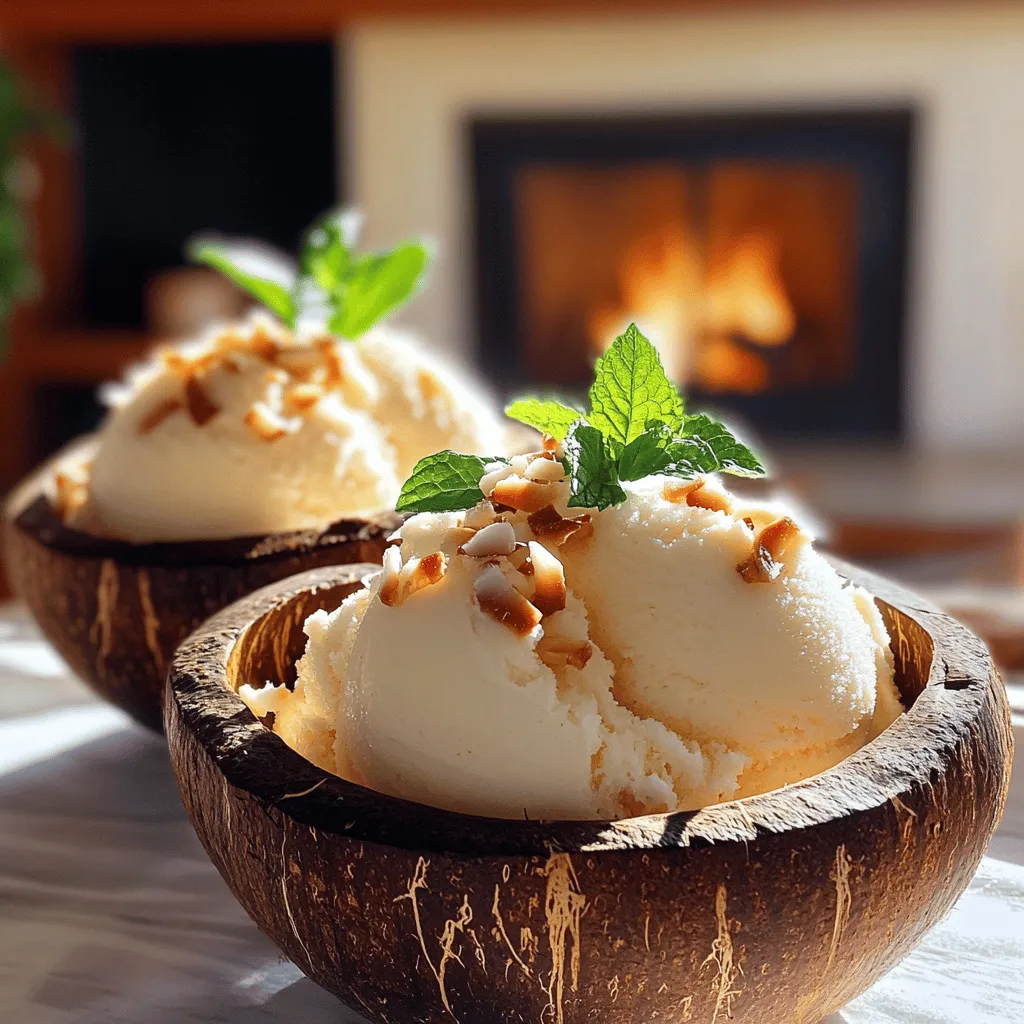 To make Glace Maison à la Noix de Coco, you need a few key ingredients. The main ones are coconut milk, shredded coconut, and sugar. These ingredients create a creamy dessert that tastes like a tropical getaway. Here’s a closer look at what you need.
