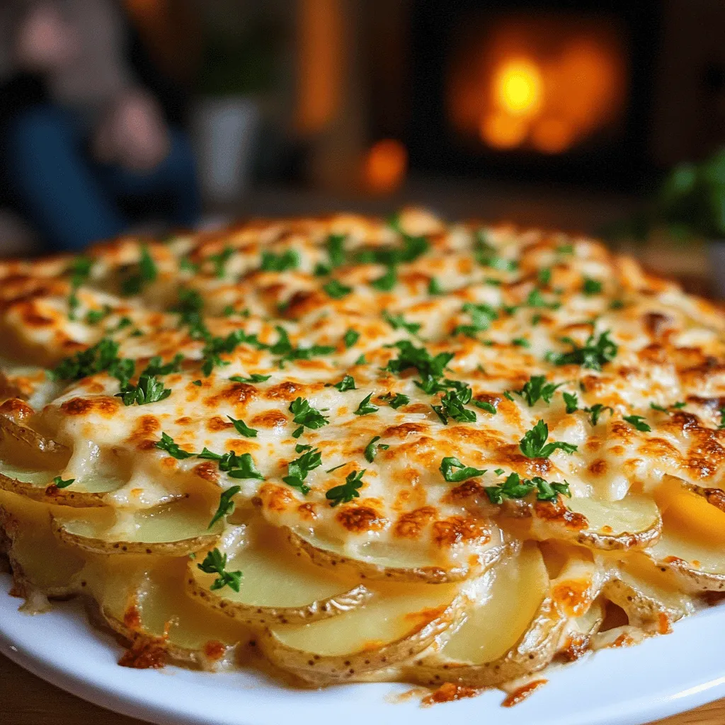 To create a vegan gratin dauphinois, you need some key ingredients. You should start with Yukon Gold potatoes. They are creamy and hold their shape well when cooked. You will need four large potatoes, thinly sliced.