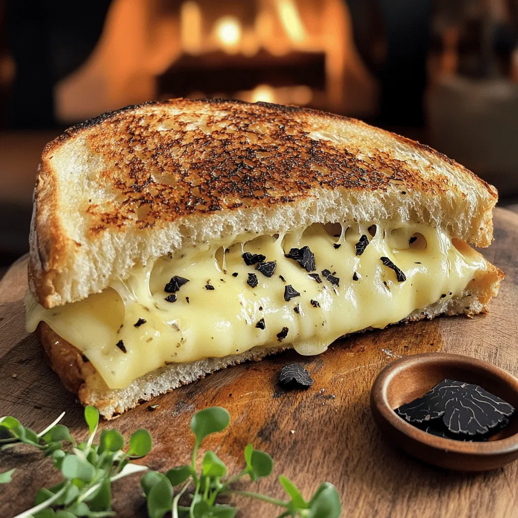 To make a great Grilled Cheese à la Truffe, you need the right ingredients. Each adds a unique touch.
